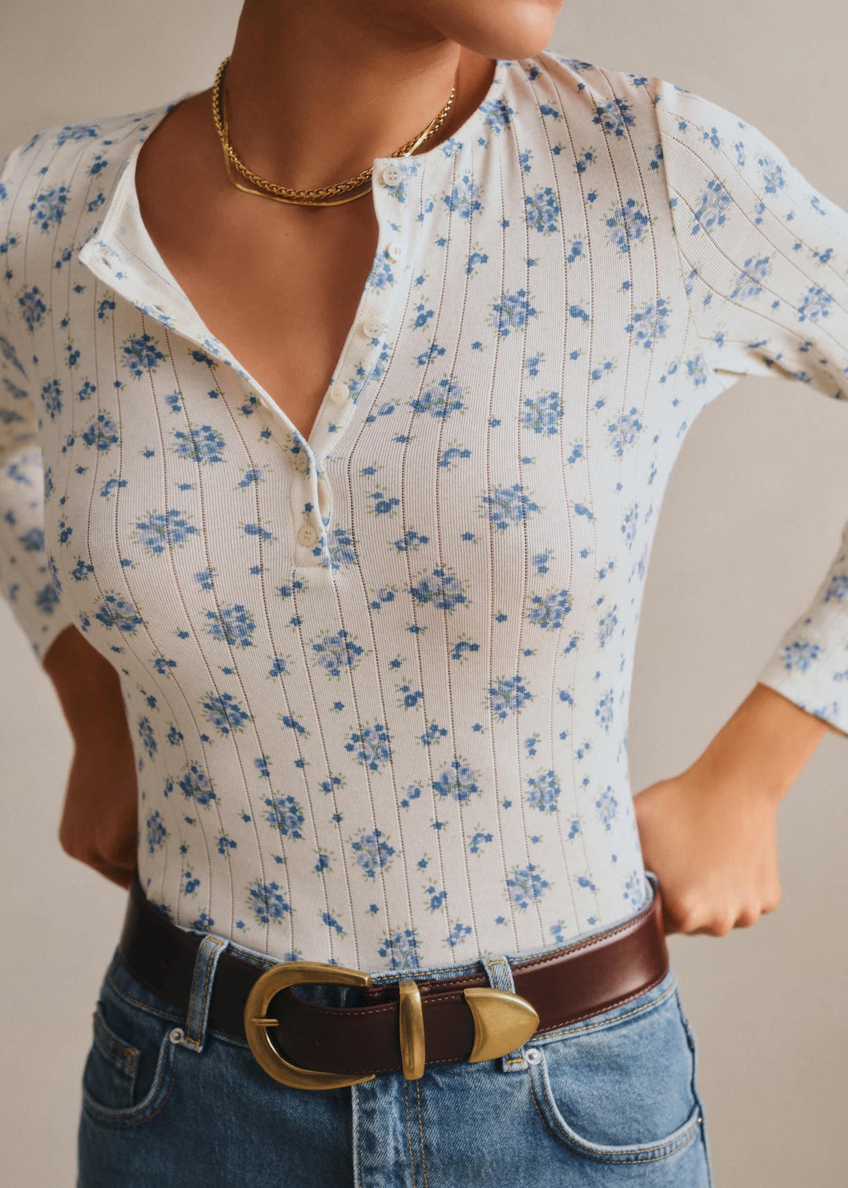 T-Shirt Léane - Blue Country