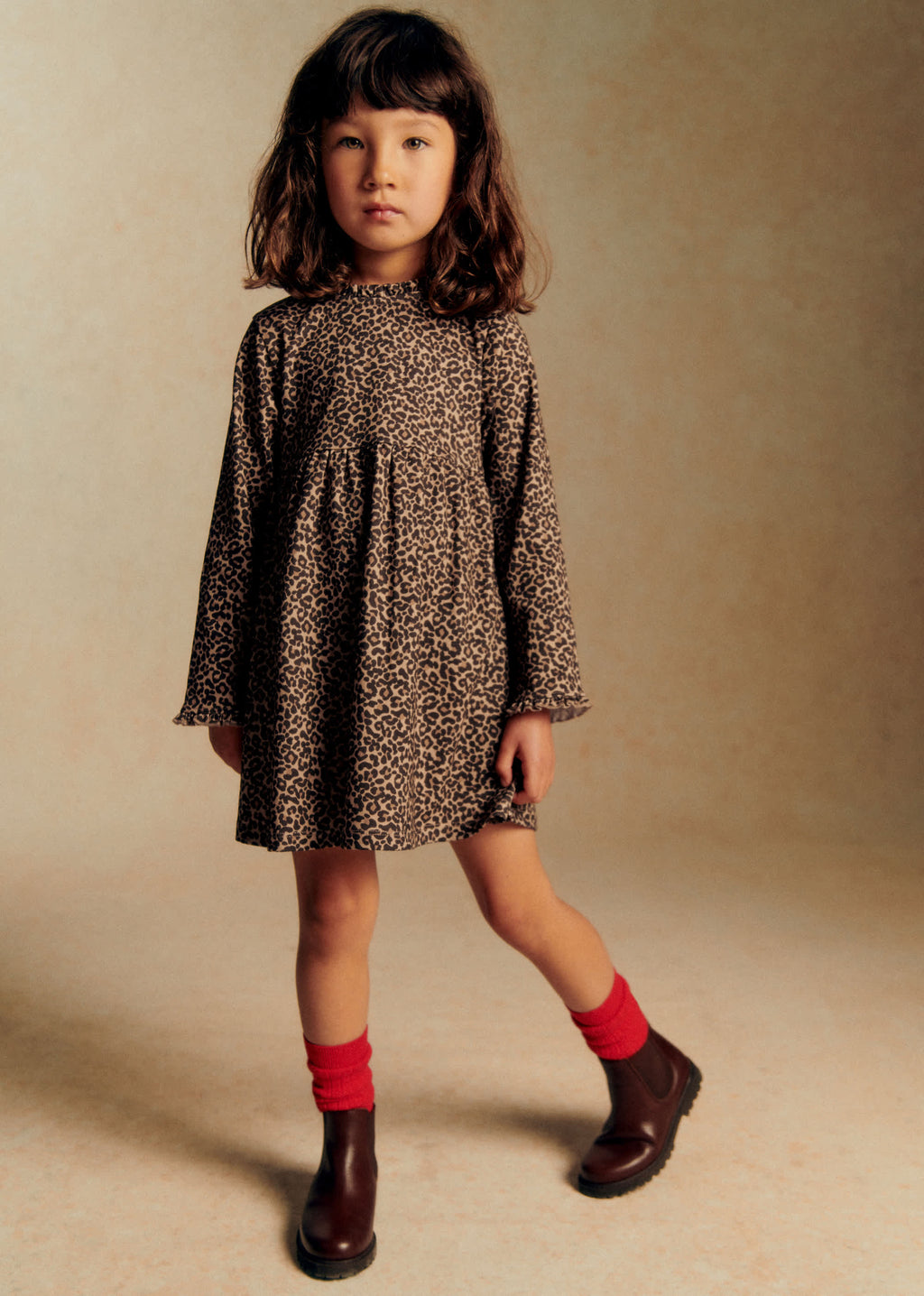 Robe Jade - Léopard Beige