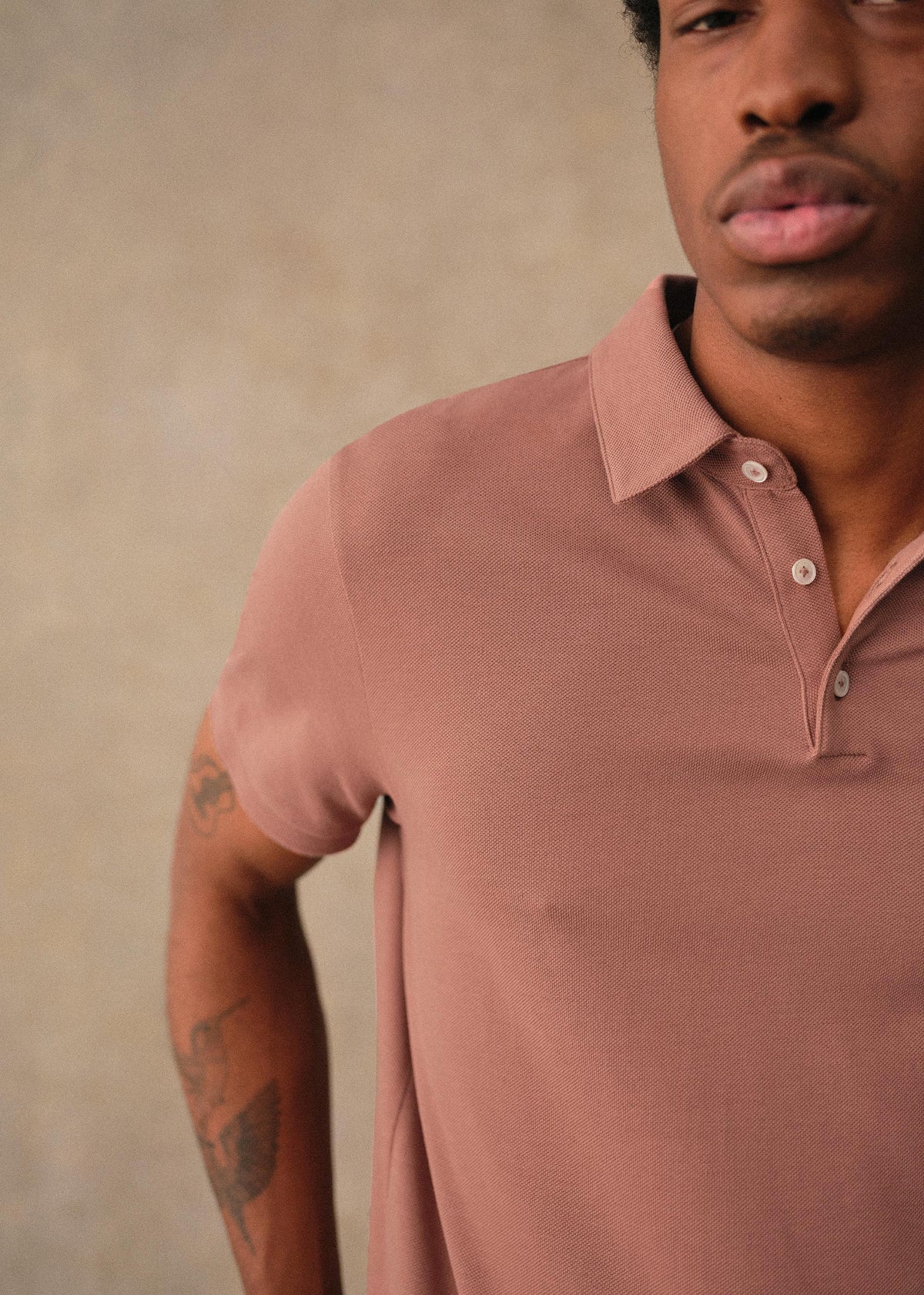 Polo Cross - Vieux Rose
