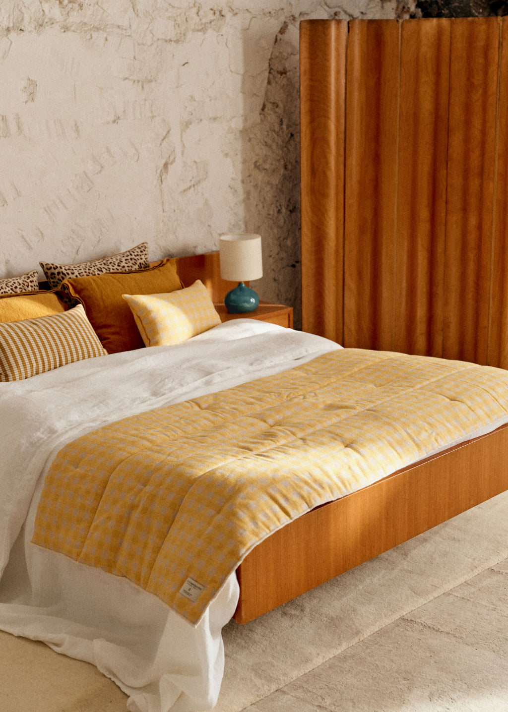 Sofa Cover - Vichy Jaune