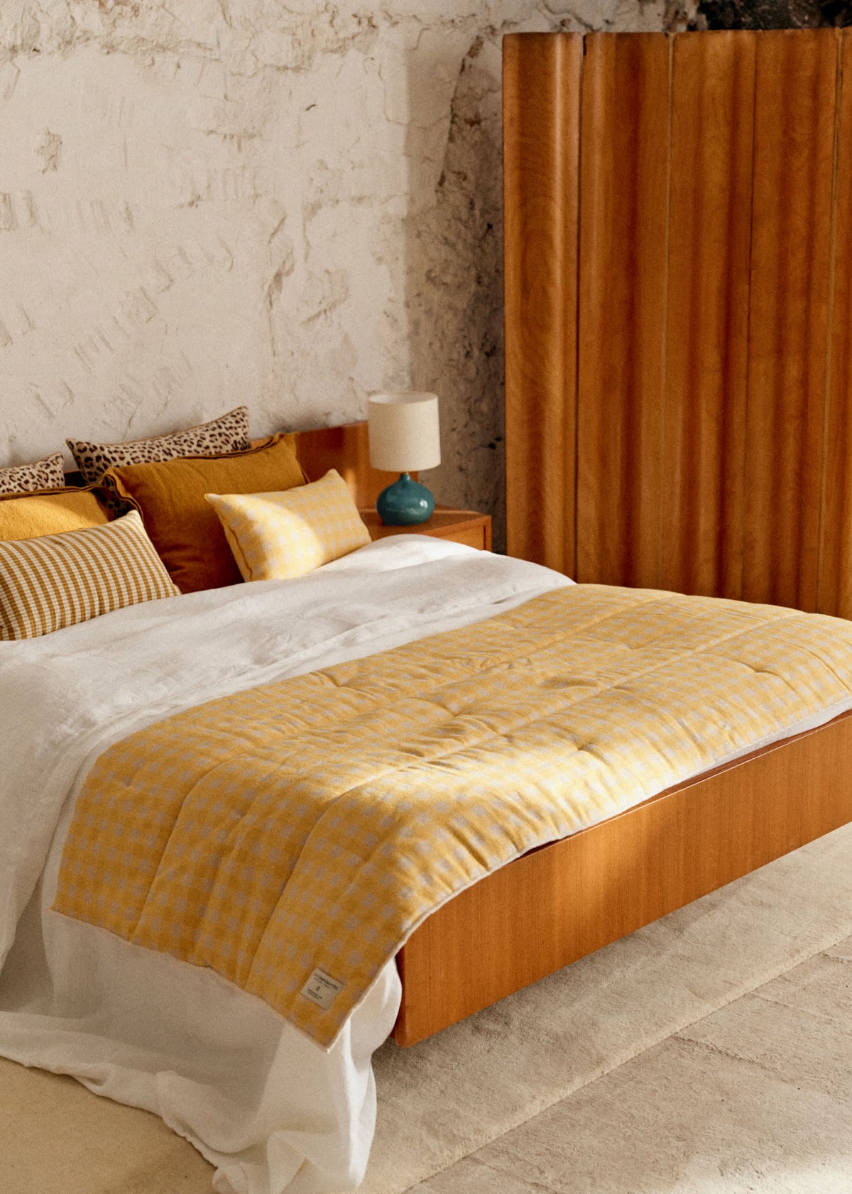 Sofa Cover - Vichy Jaune
