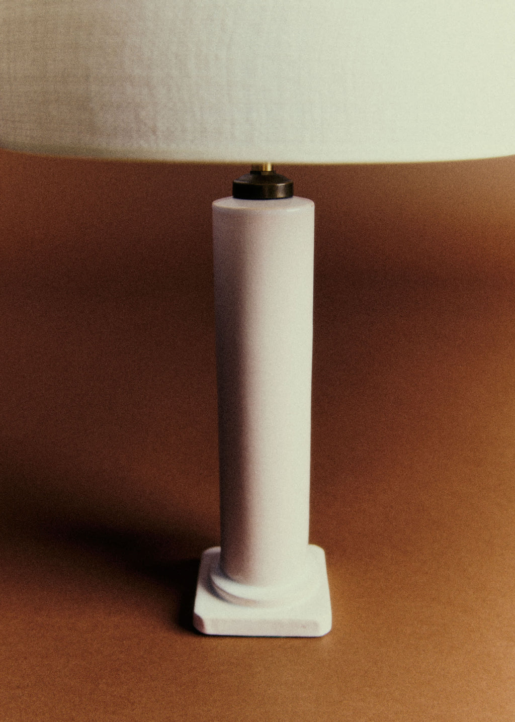 Lampe blanche en céramique vintage - Céramique