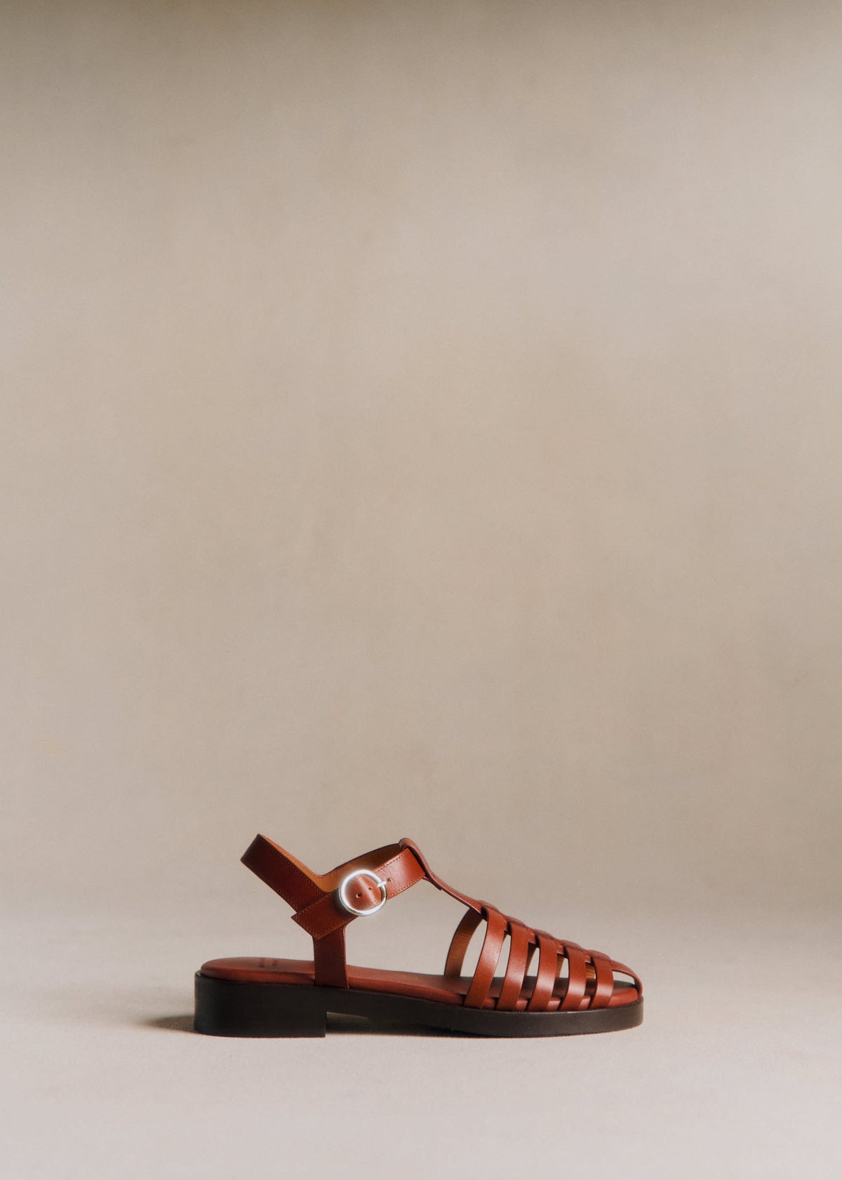 Sandales Low Carla - Cuir Naturel
