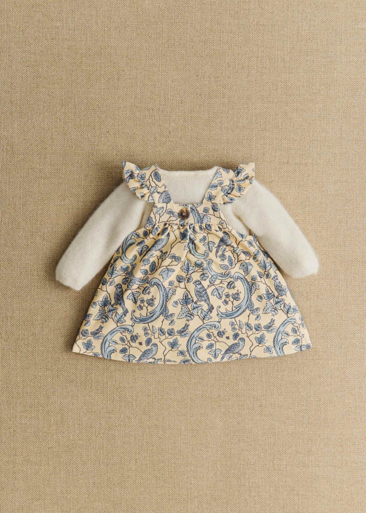 Robe Lucy - Petit Sézane x Antoinette Poisson - Imprimé Oiseaux Bleus
