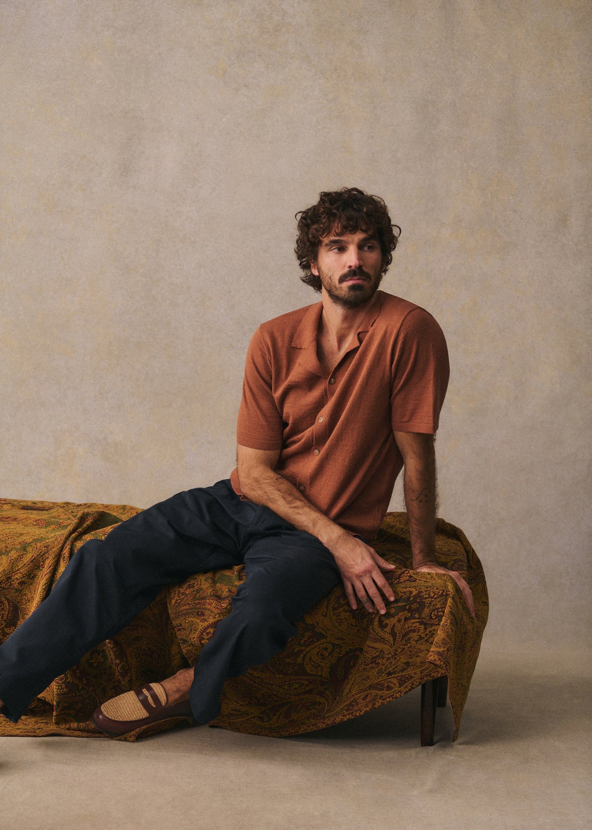 Chemise Maille Jonas - Camel