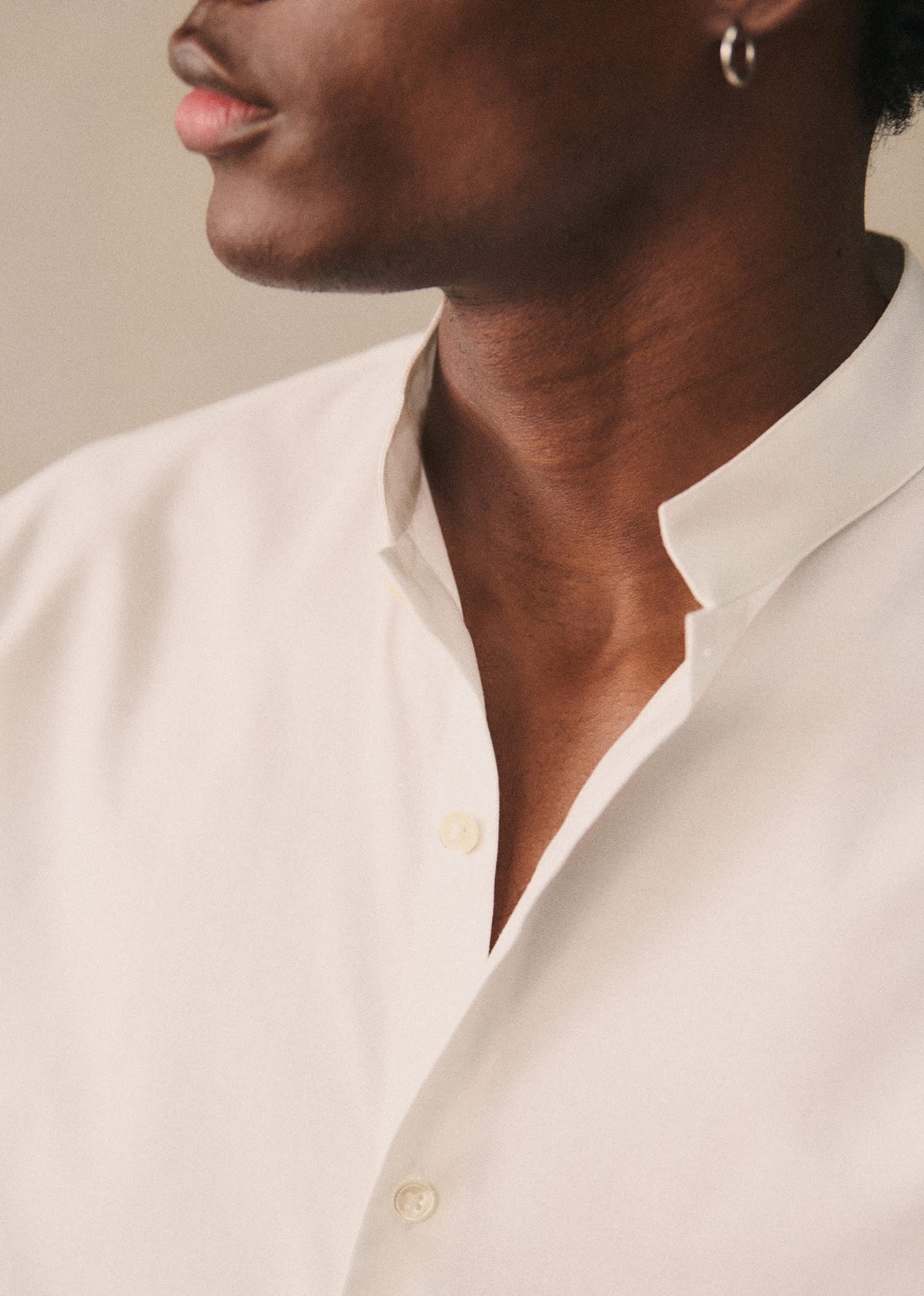Chemise Edgar Pinpoint - Blanc