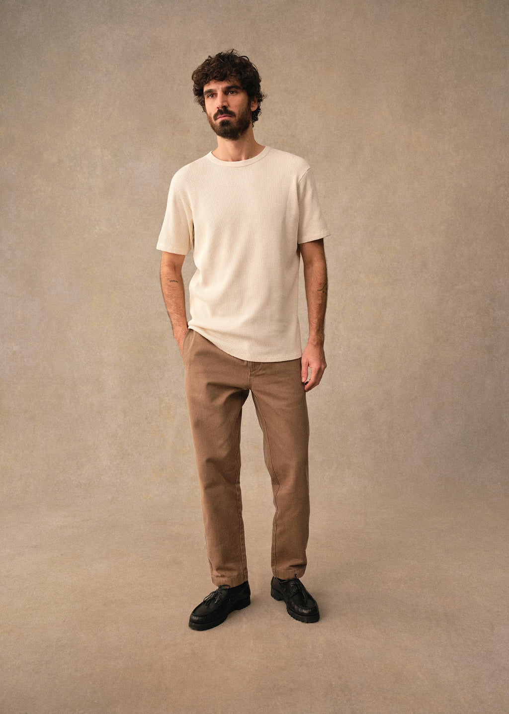 Pantalon Shane - Camel Délavé