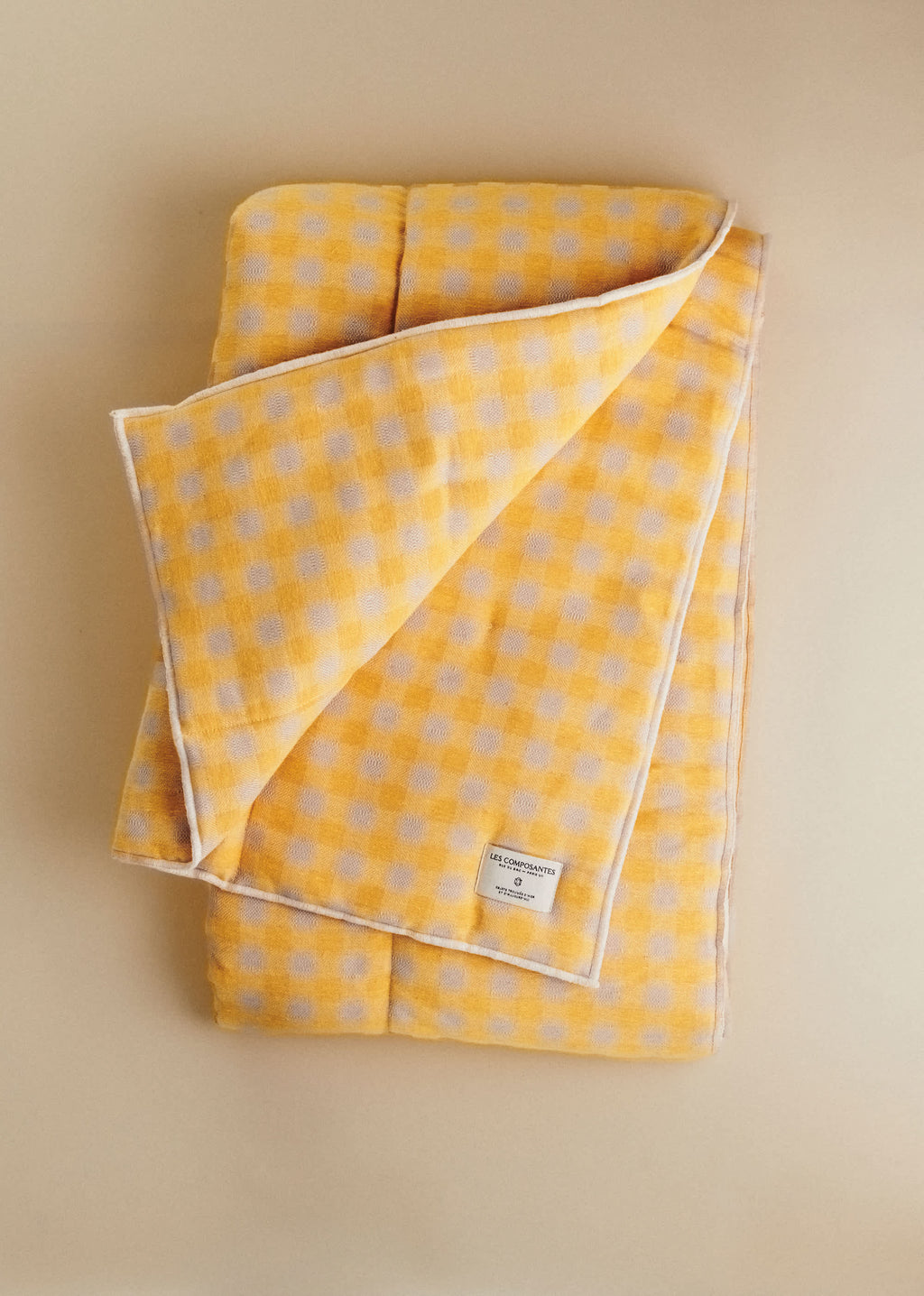 Sofa Cover - Vichy Jaune
