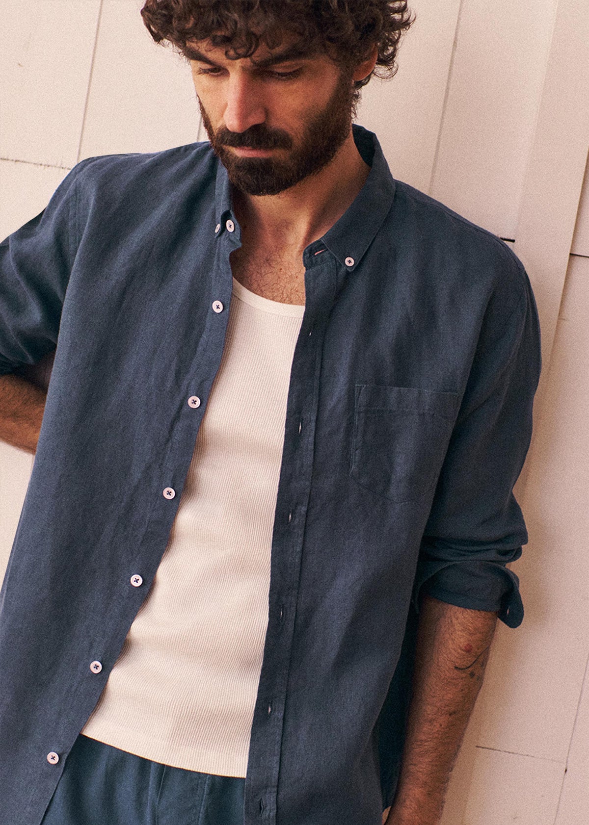 Chemise Charlie Lin - Bleu Nuit