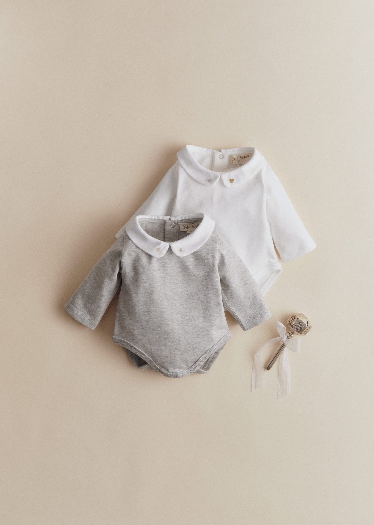 Body Billie - Gris Chiné / Ecru