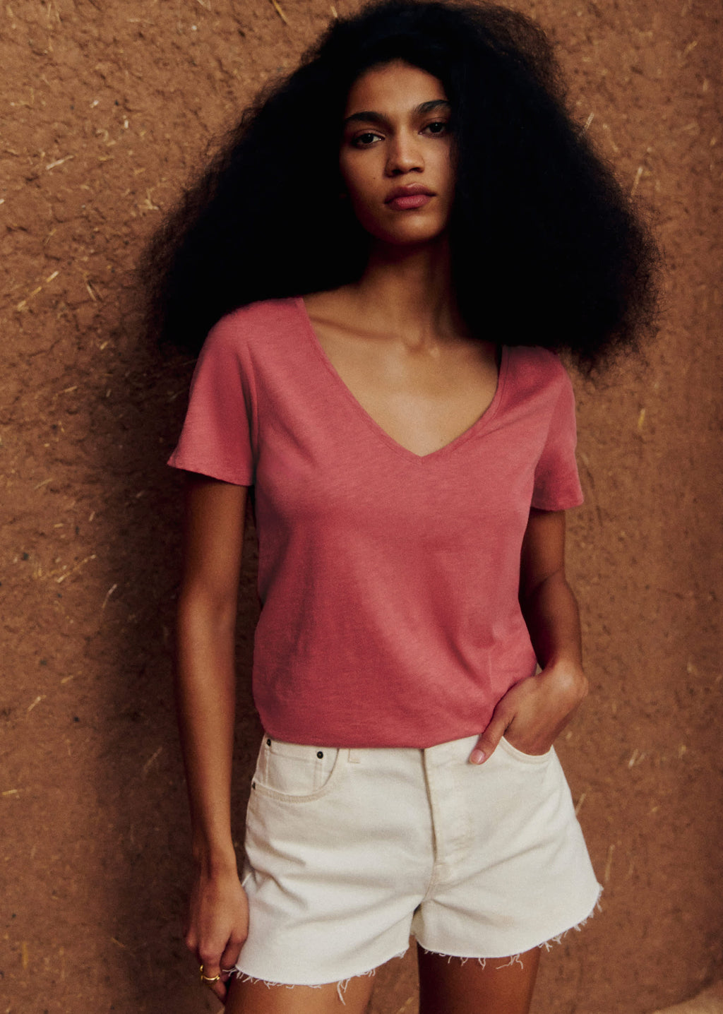 T-Shirt Malcolm - Rose Fardé