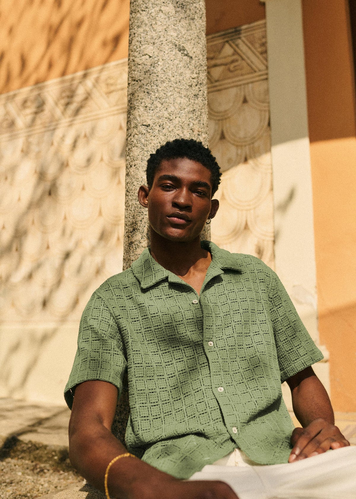Chemise Holt - Crochet Vert Sauge