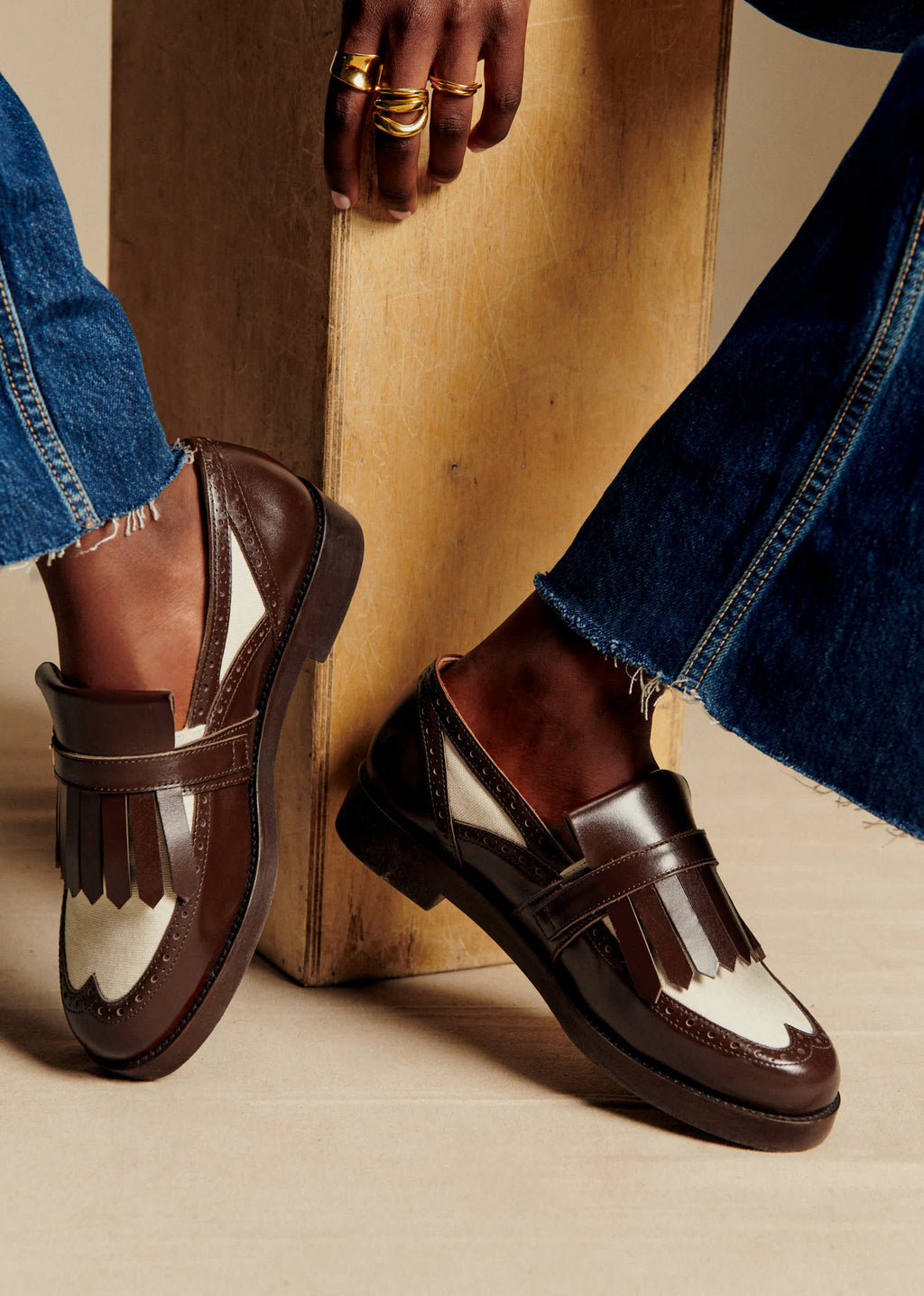 Mocassins Low Sallie - Choco Multi