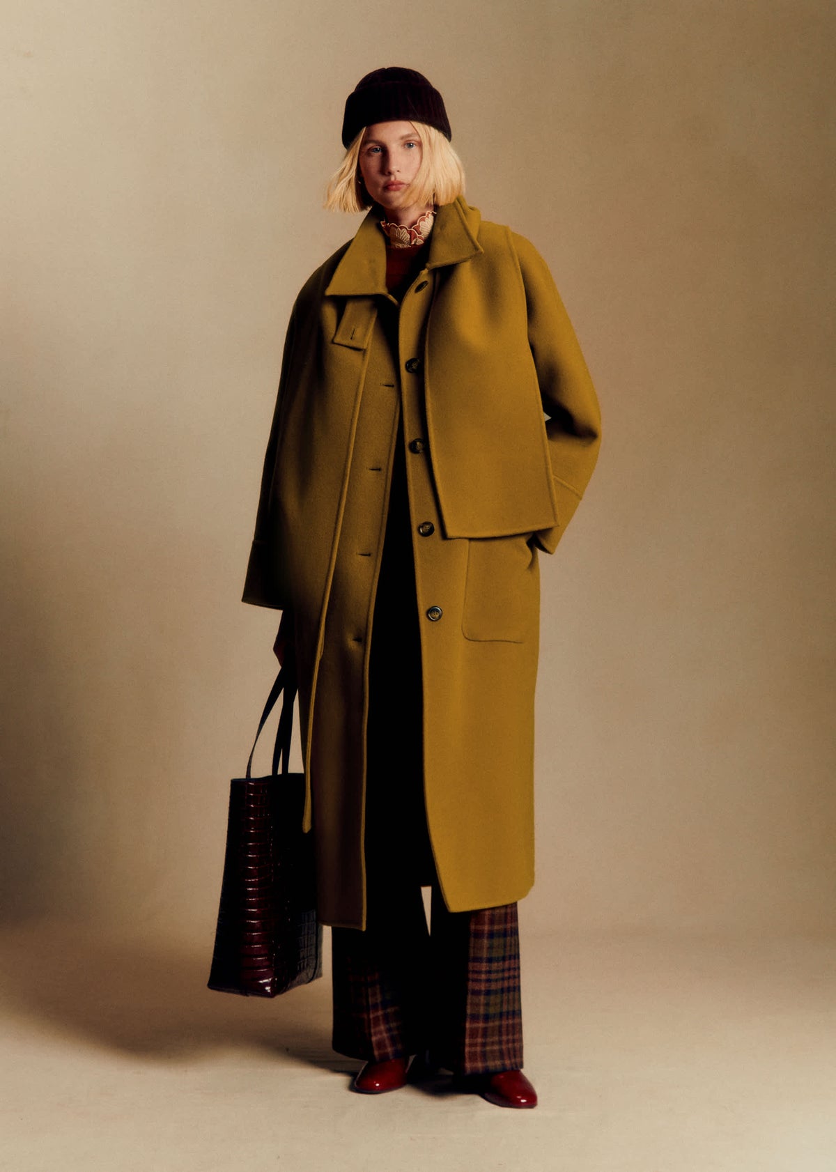 Manteau Kais - Moutarde