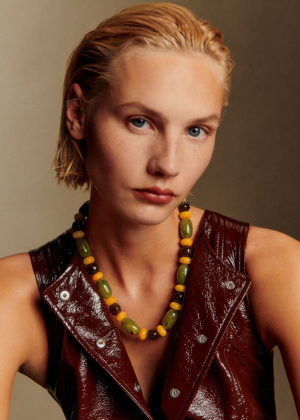 Collier Morgane - Vert Multi