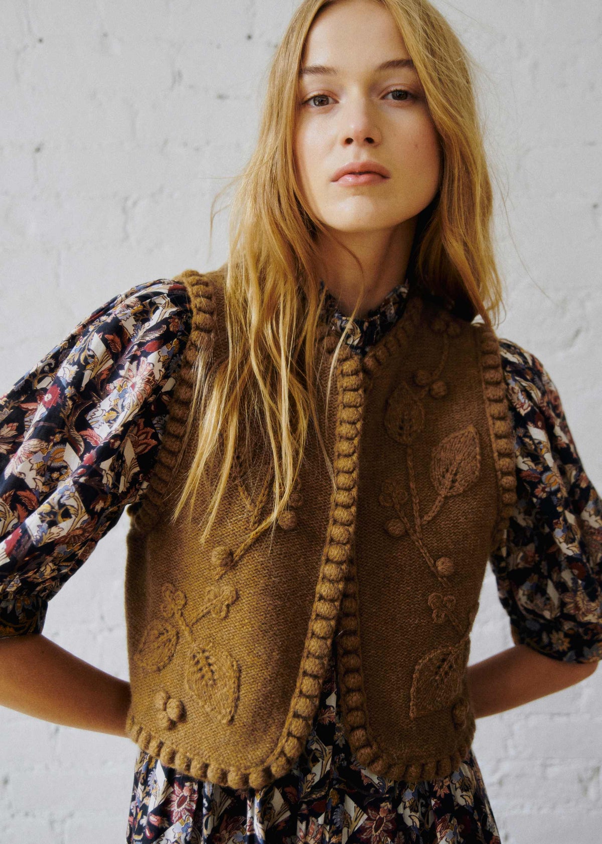Gilet Nate - Sézane X Sea NY - Mordoré