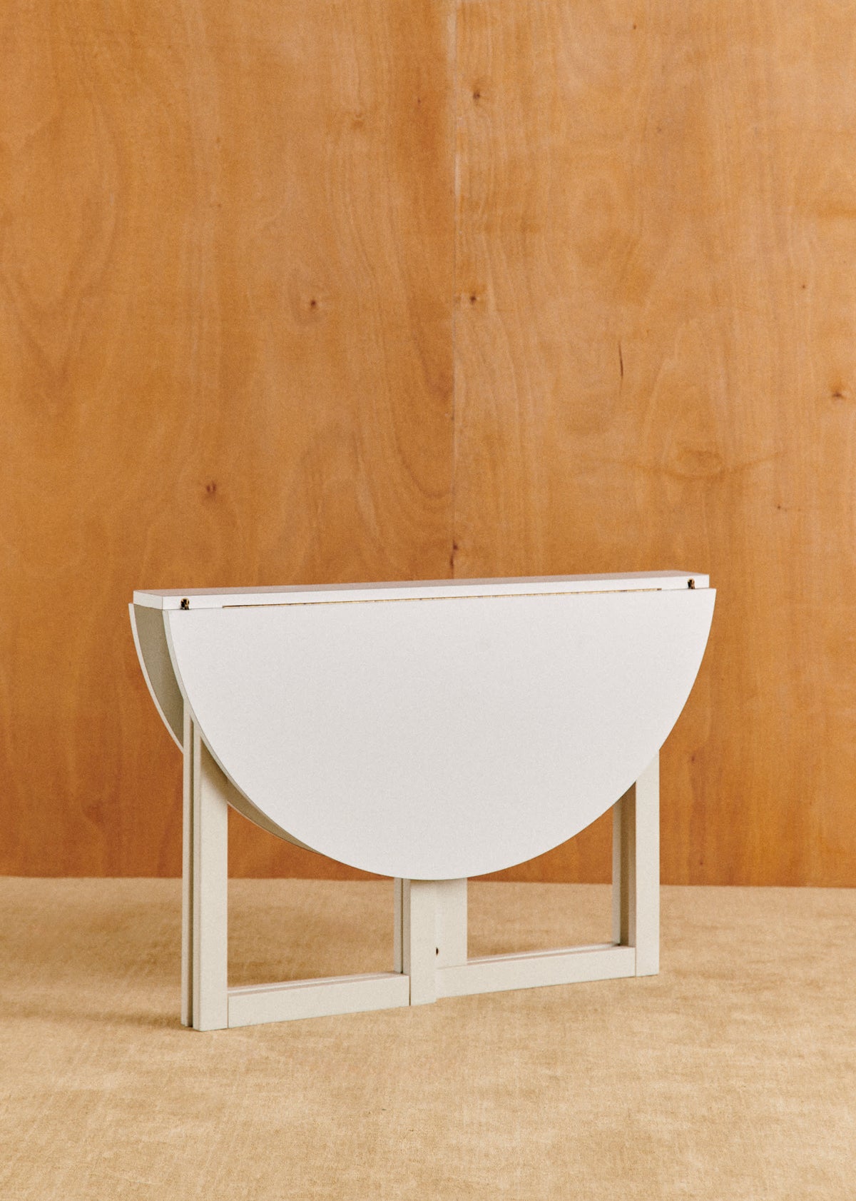 Ensemble de table et chaises blanches vintage - Bois
