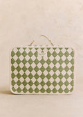 Valisette damier - Imprimé damier vert
