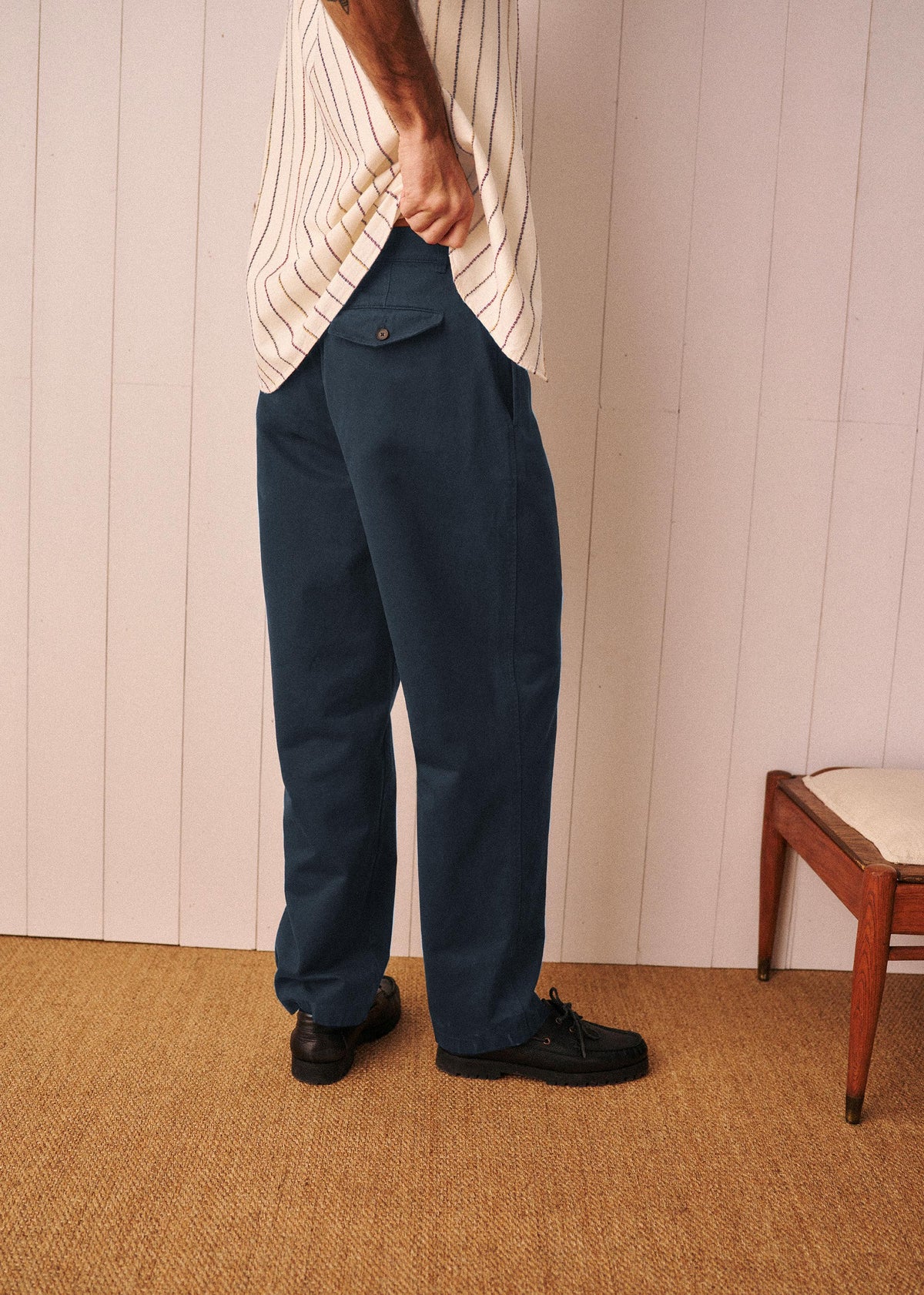 Chino Droit Clay - Marine