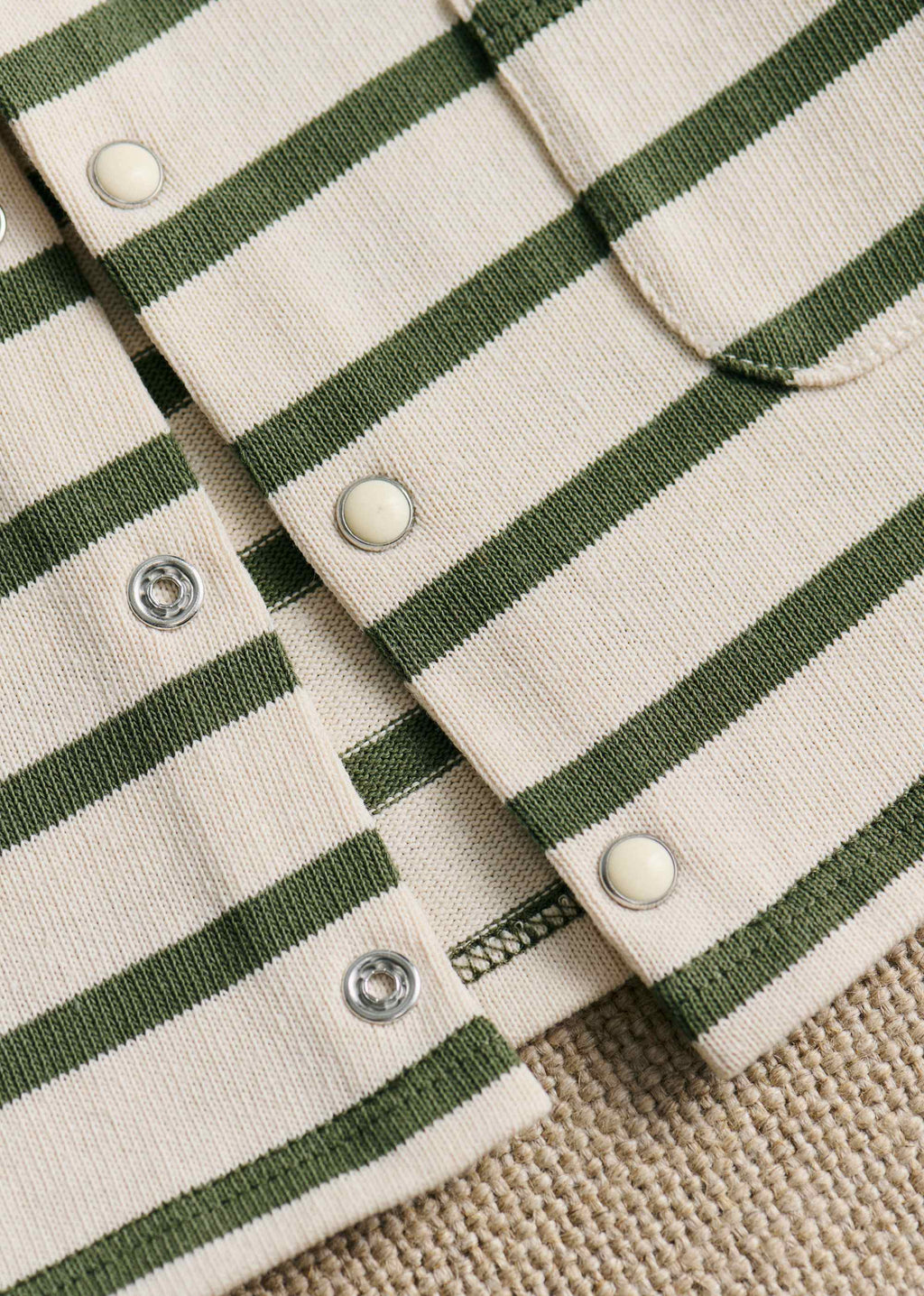 Marinière Louis - Ecru / Kaki