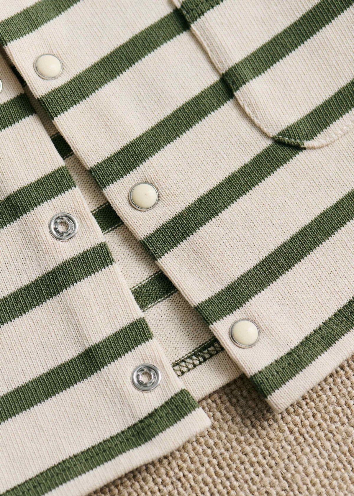 Marinière Louis - Ecru / Kaki