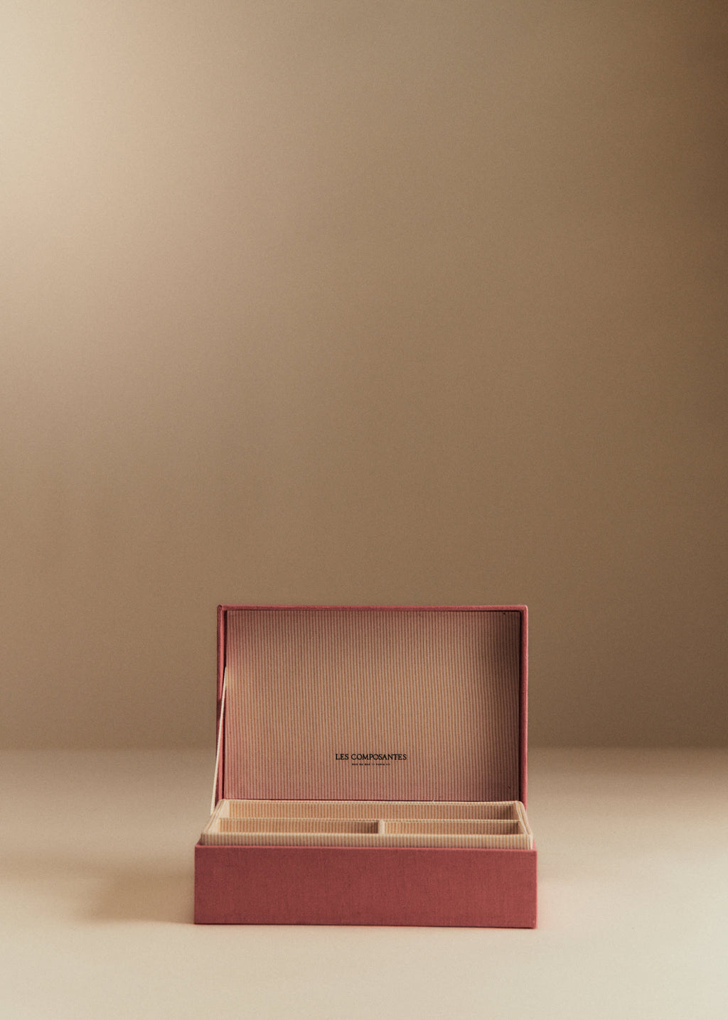 Boîte bijoux matelassée - Blush