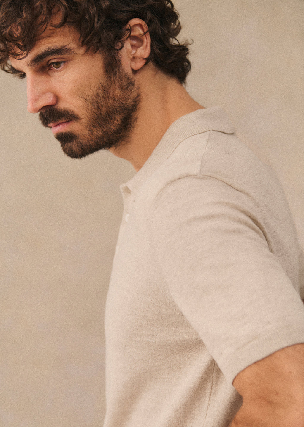 Polo Maille Joan - Écru