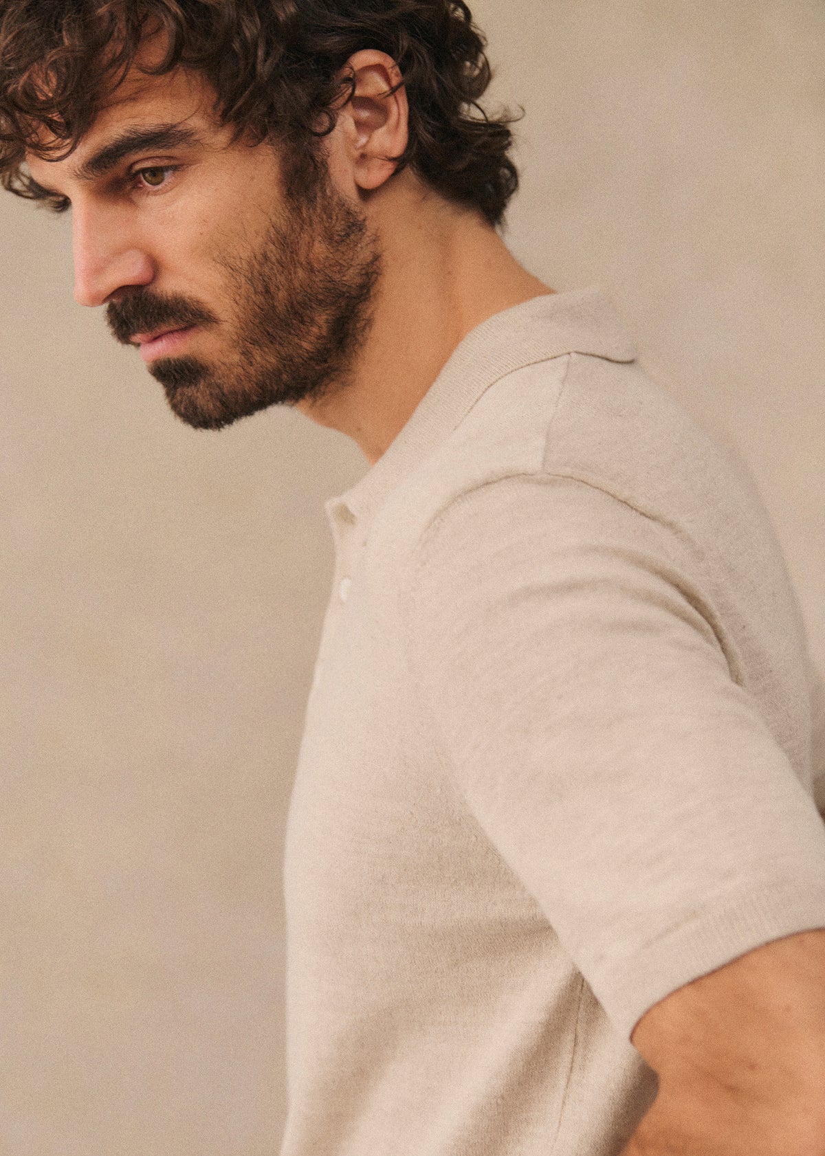Polo Maille Joan - Écru