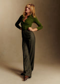 Pantalon Dan - Pied de Poule Kaki