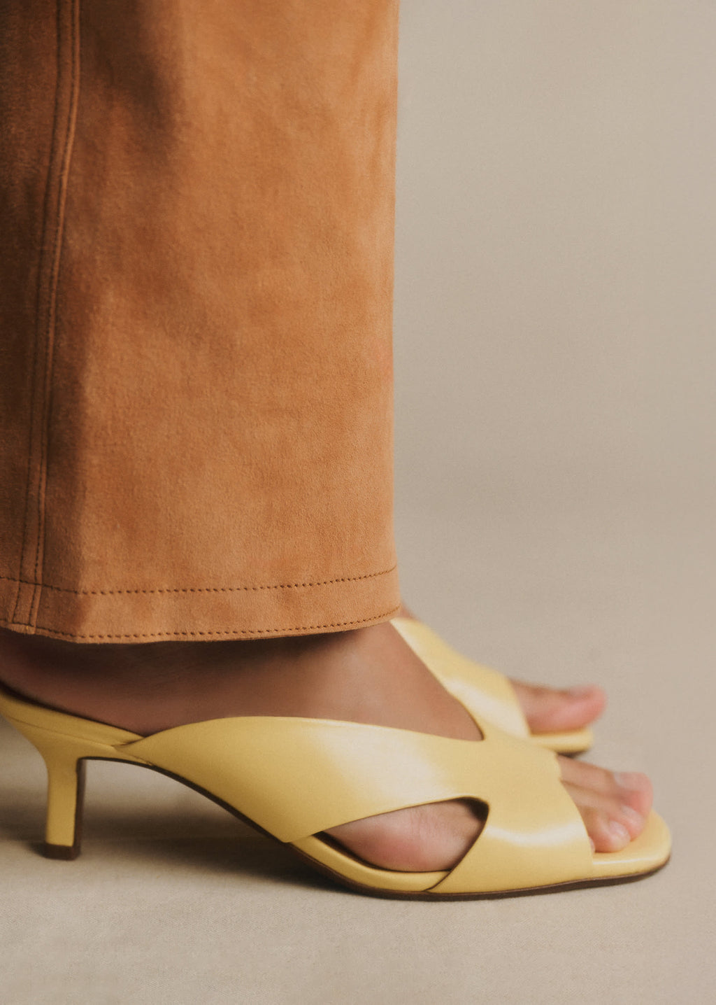 Mules Ingrid - Jaune Vintage