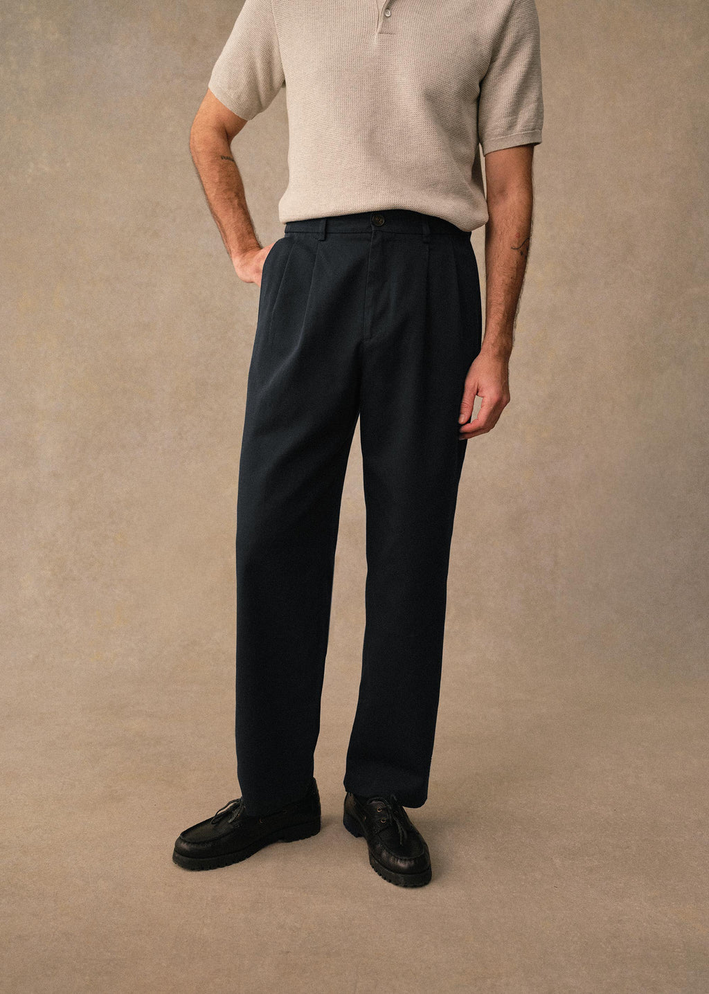 Pantalon Dusk Élastiqué - Bleu Foncé