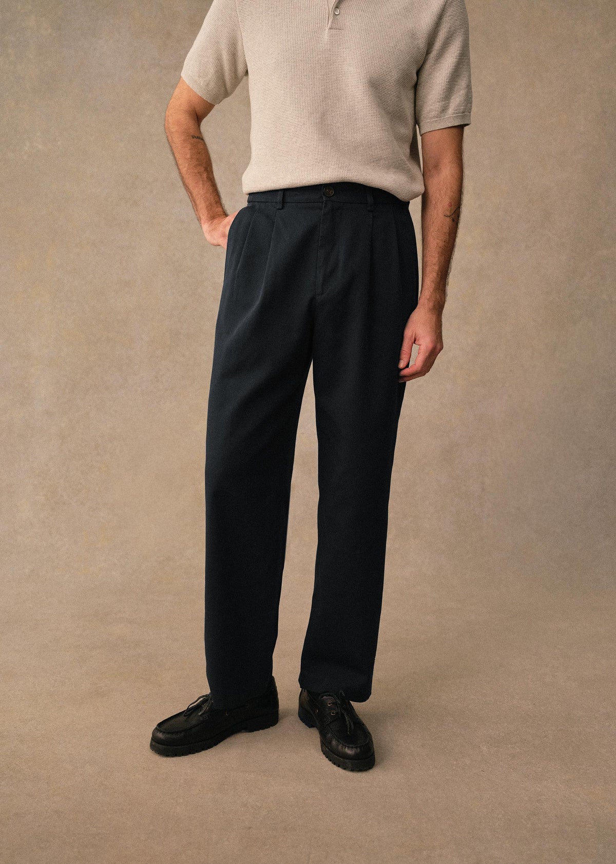 Pantalon Dusk Élastiqué - Bleu Foncé