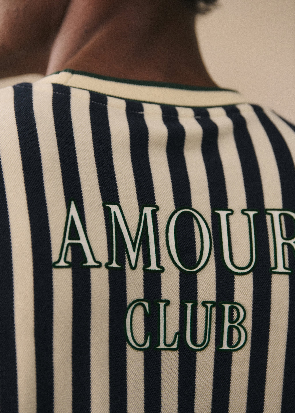 T-Shirt Waller Amour Club - Marine / Écru
