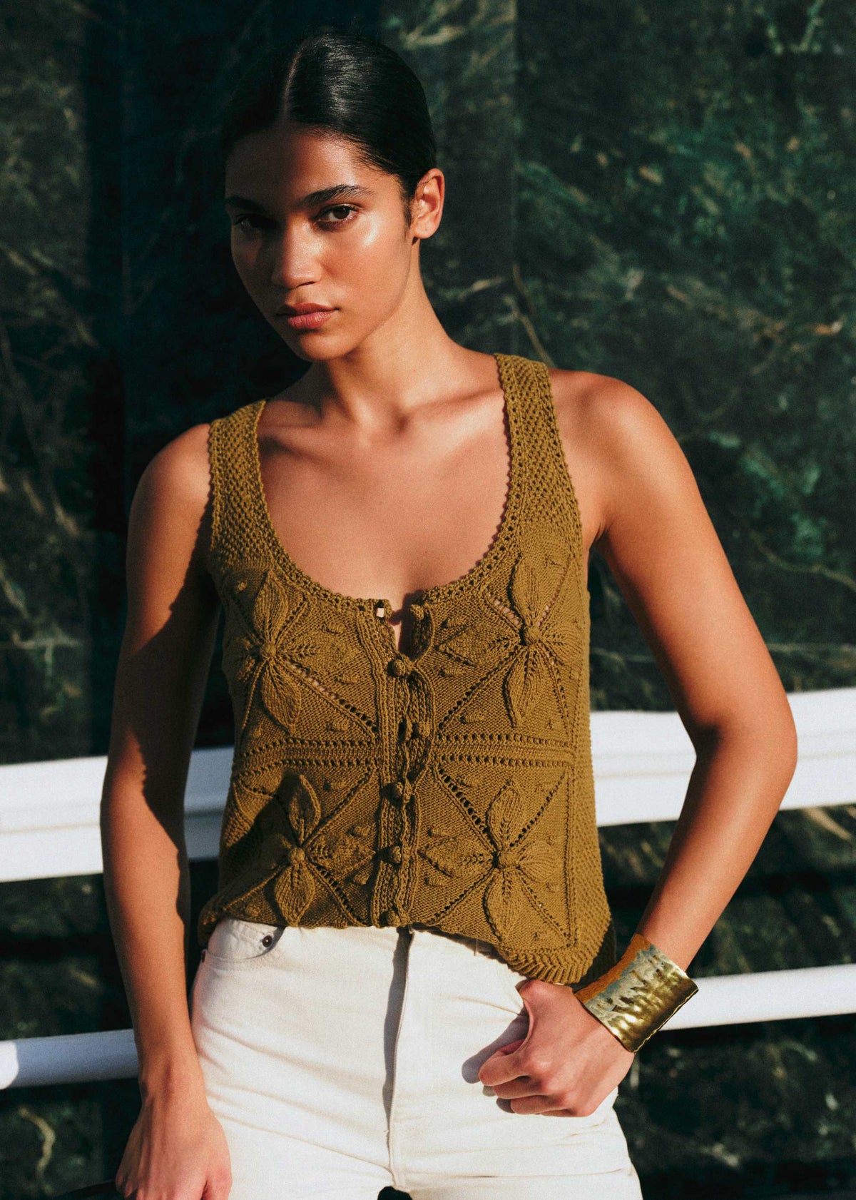 Maille Joas - Vert Olive