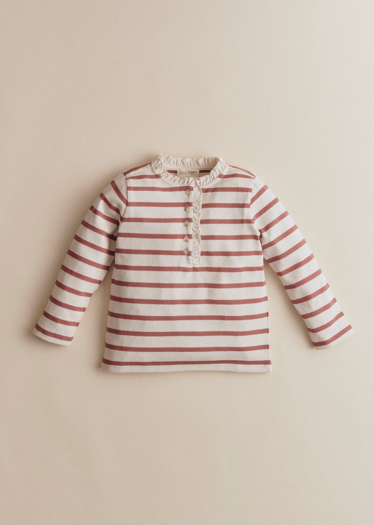 Marinière Gaël - Ecru / Bois De Rose