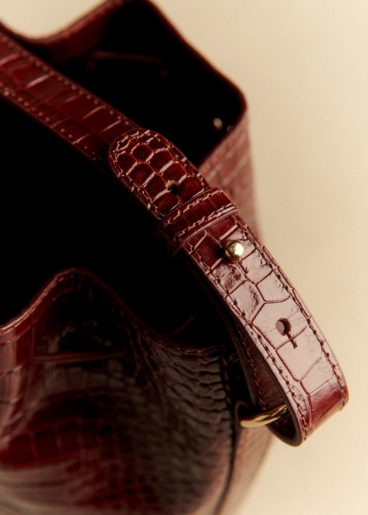 Bourse Mini Farrow - Choco Croco