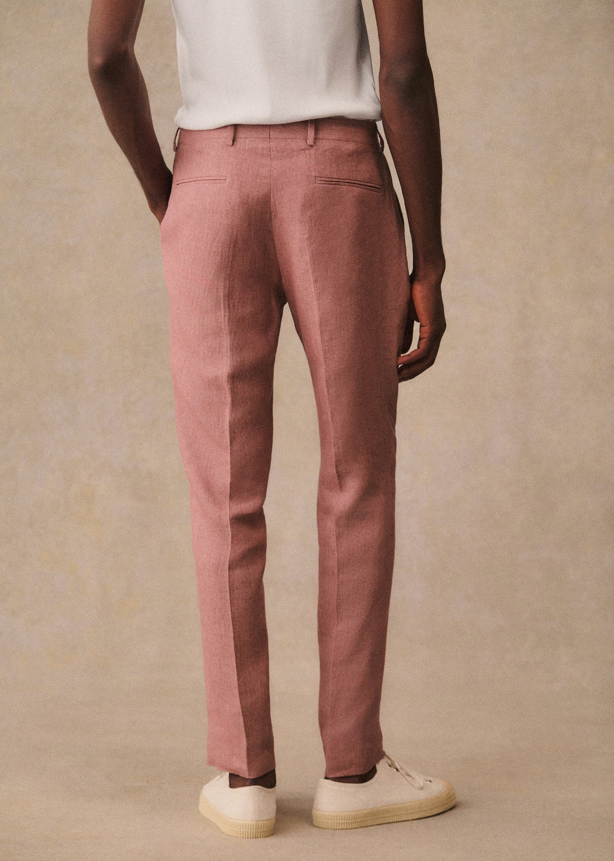 Pantalon Deon - Rose Chiné