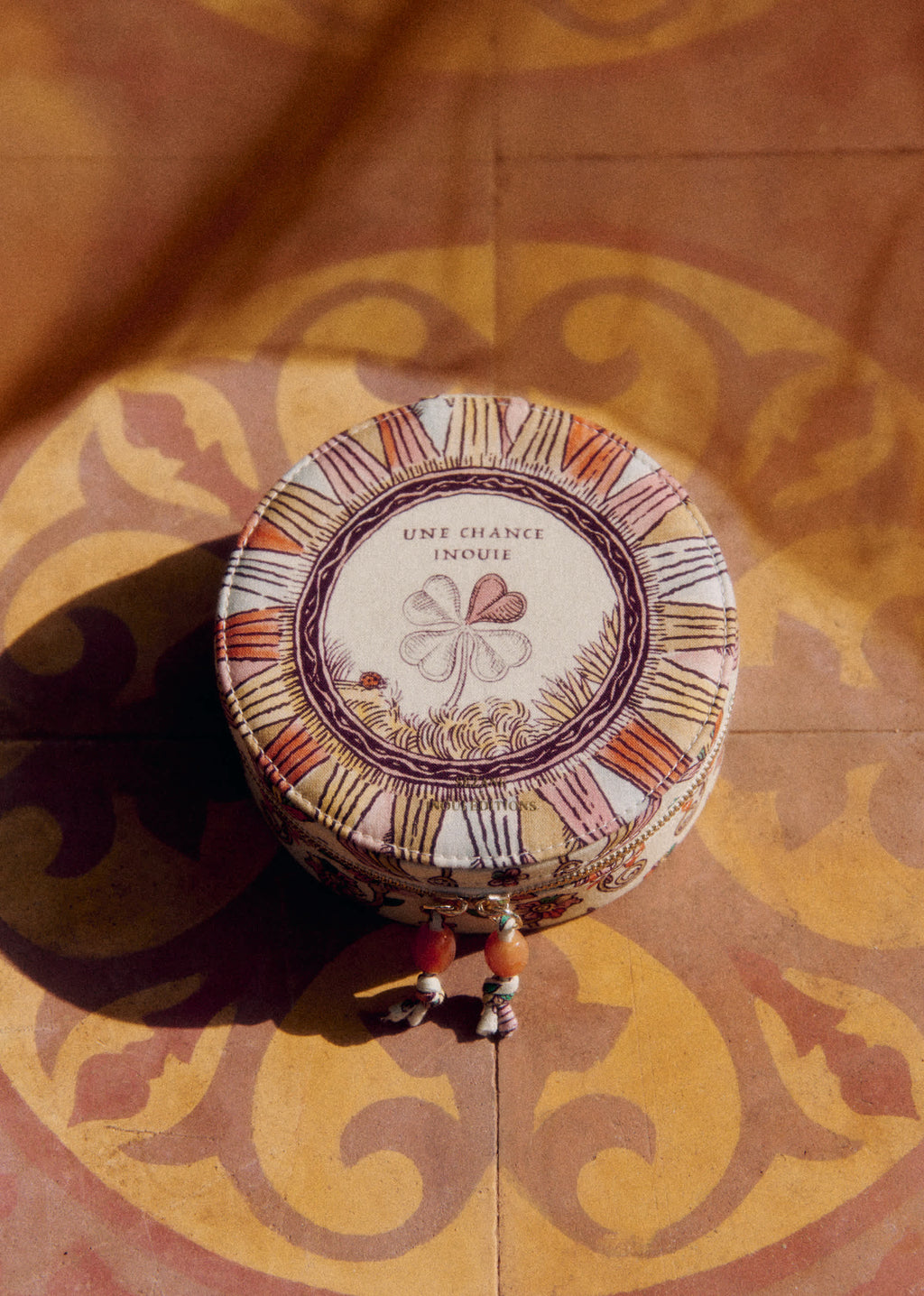 Grand écrin à bijoux - Sézane x Inoui Éditions - Imprimé Chance