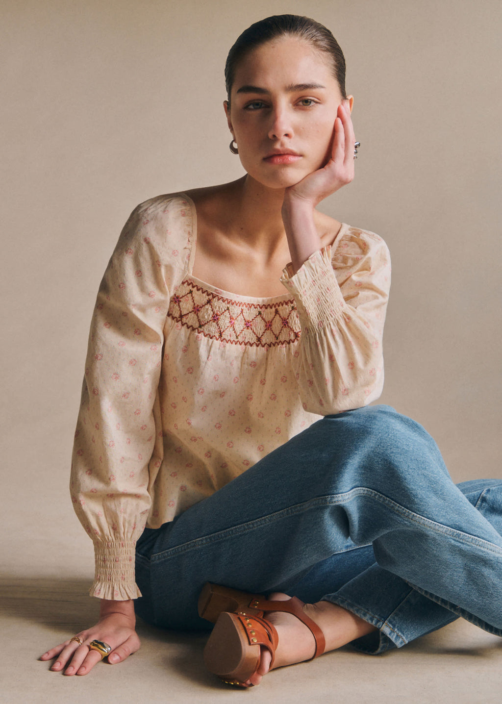 Blouse Janelly - Imprimé Mini Roses