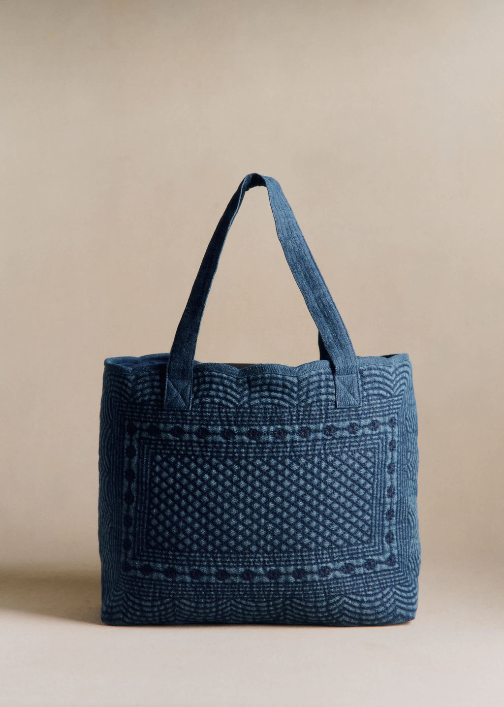 Cabas denim - SEA NY X SÉZANE - Bleu Denim Brodé