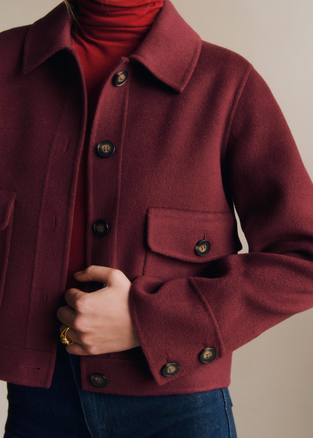 Veste Terry - Bordeaux