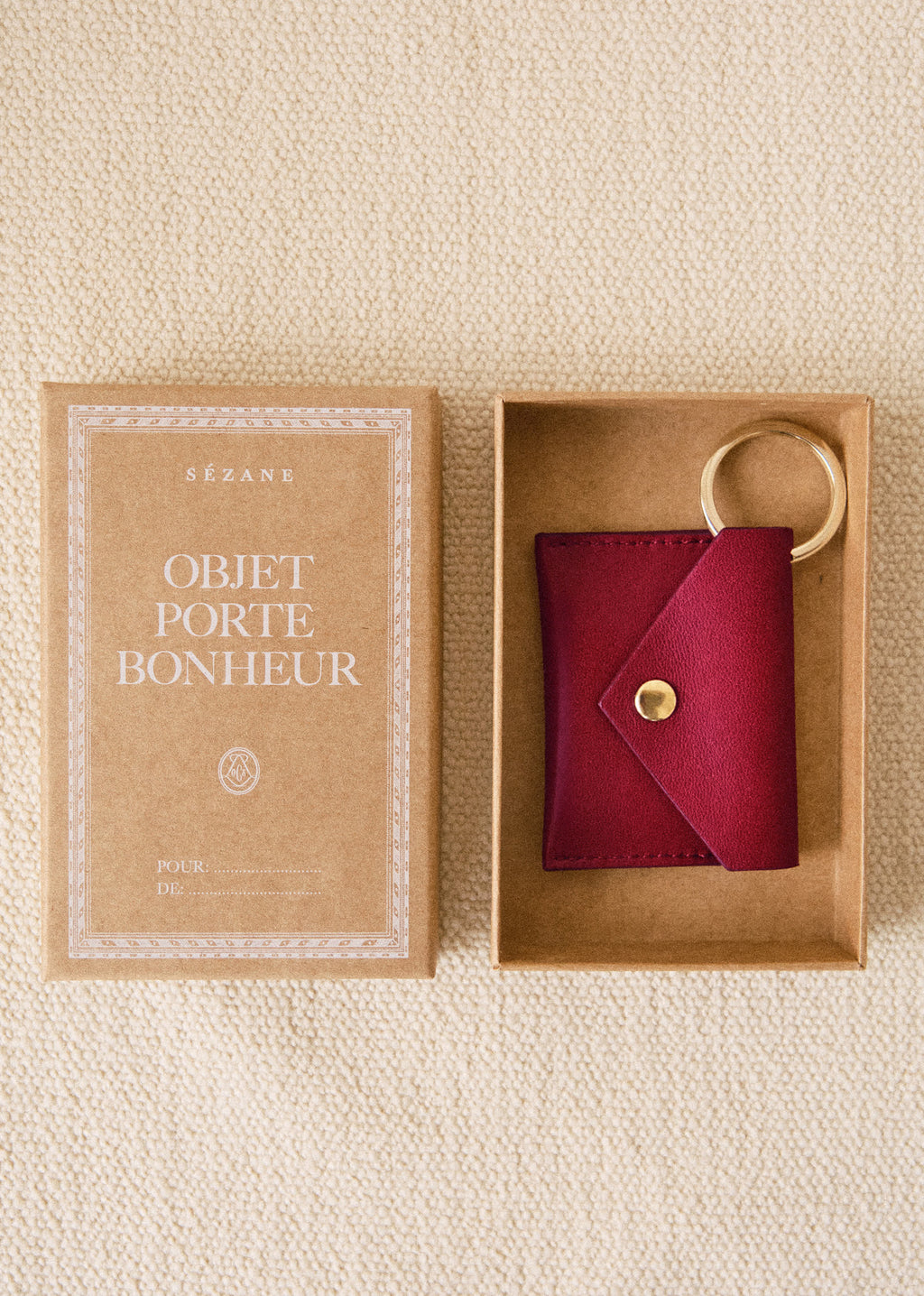 Porte-clé Enveloppe - Rouge