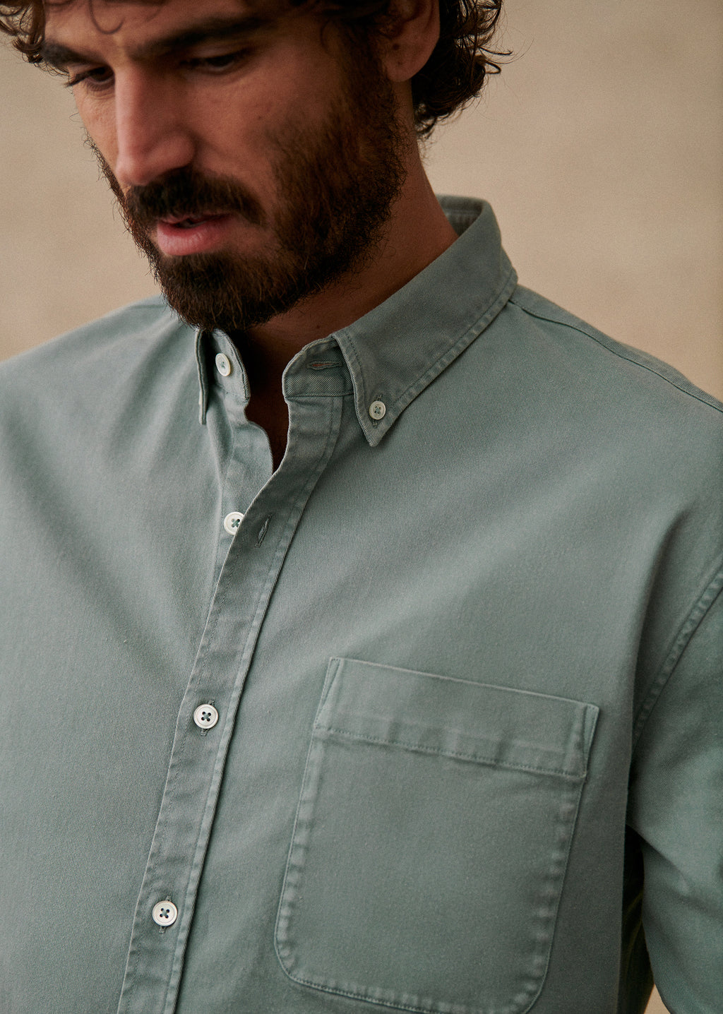 Chemise Miles - Vert Délavé