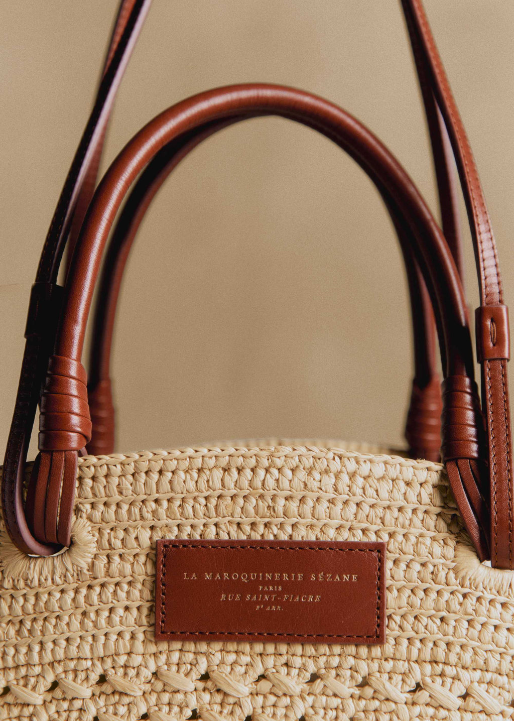 Panier Justine - Raphia Naturel Ajouré