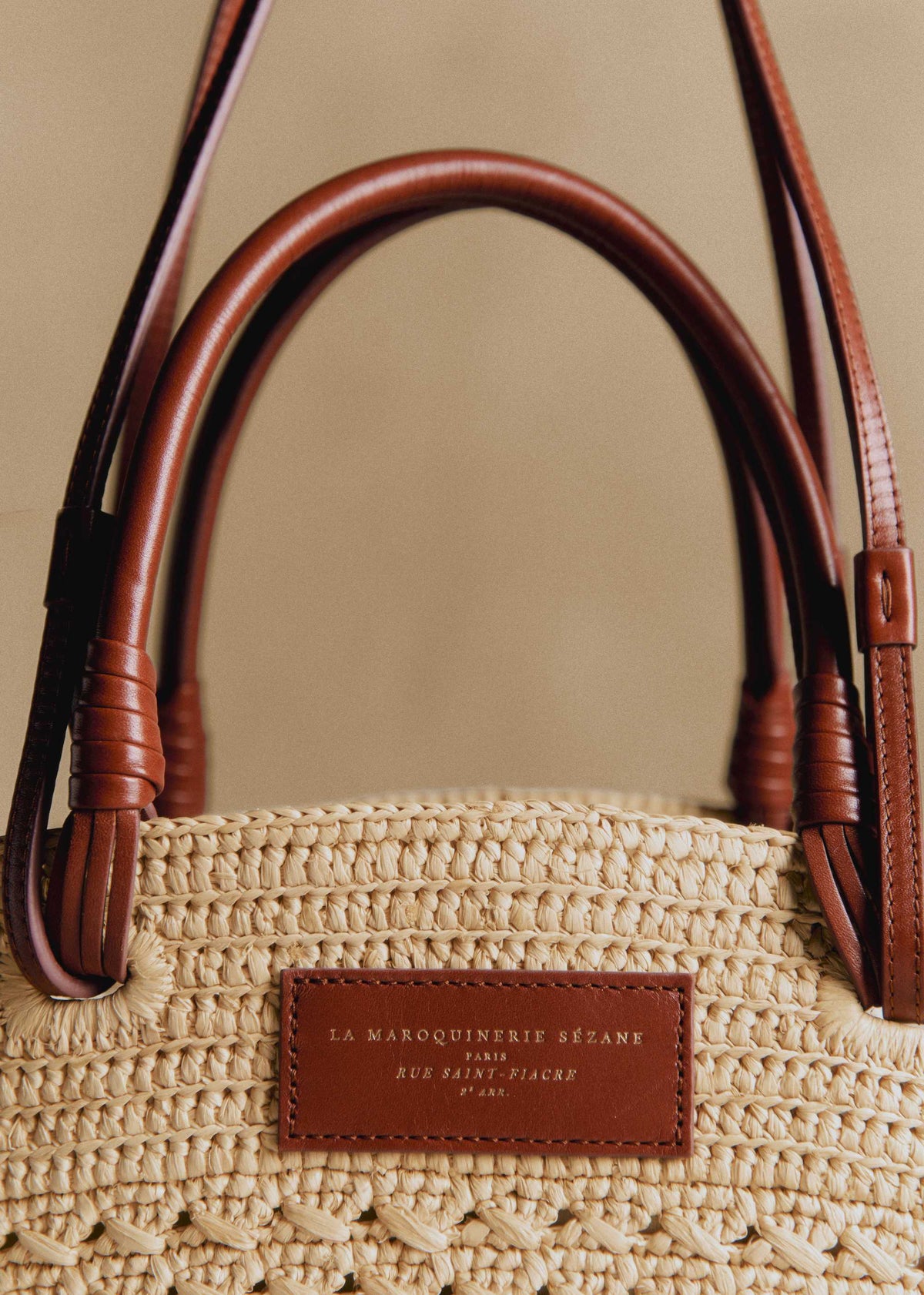 Panier Justine - Raphia Naturel Ajouré
