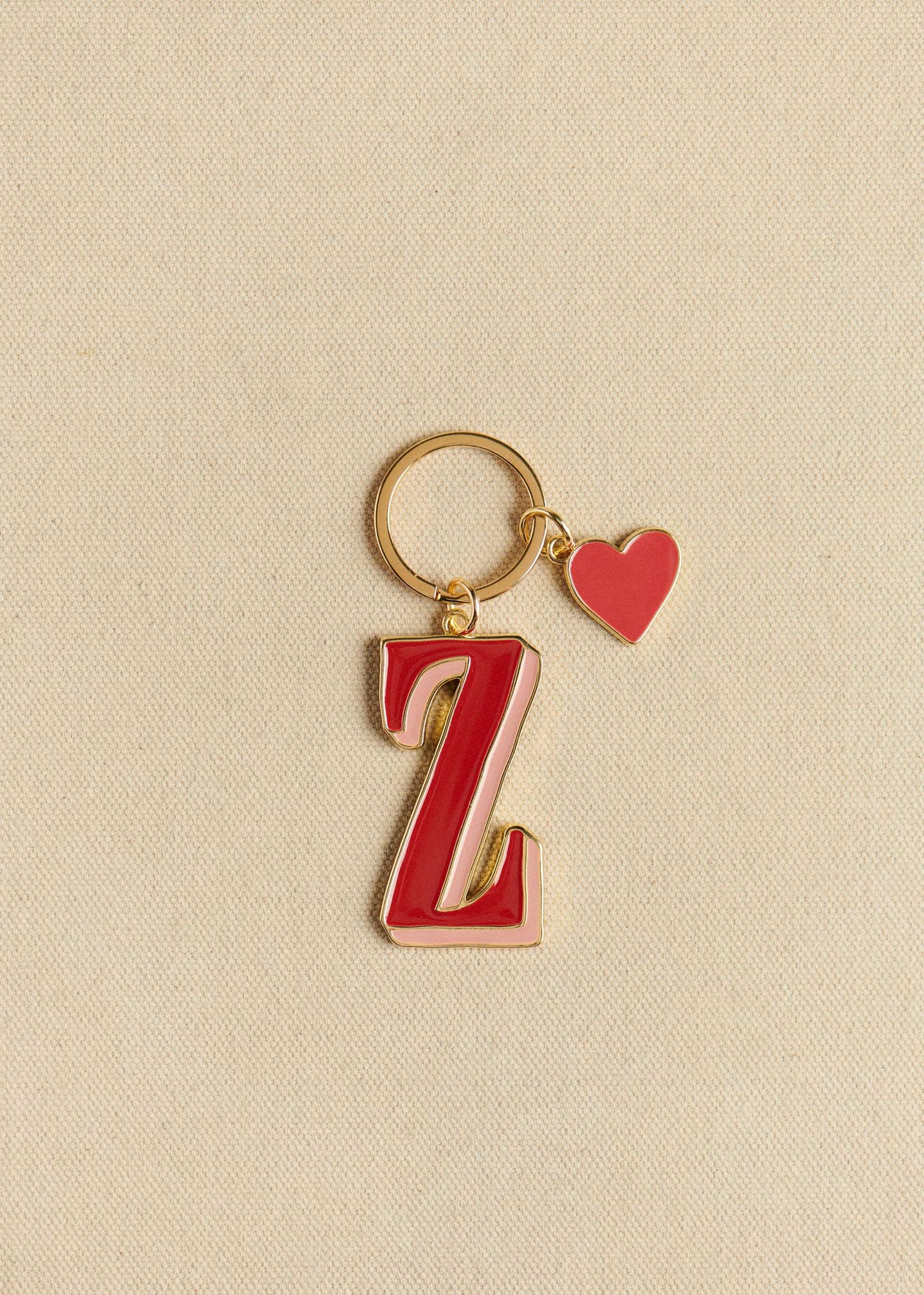 Porte-Clé Abécédaire - Lettre Z - Rouge