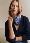 Foulard Gaston - Imprimé Bandana Marine