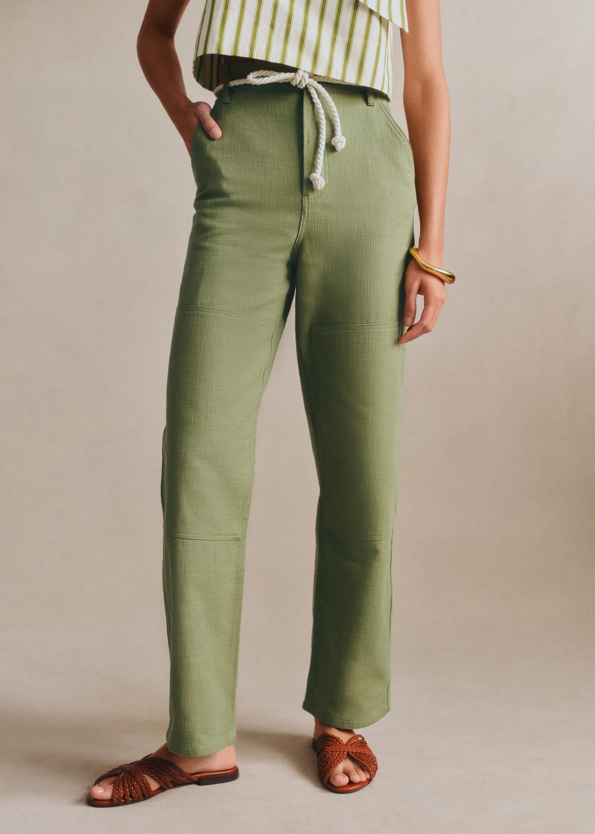 Pantalon Lounis - Kaki