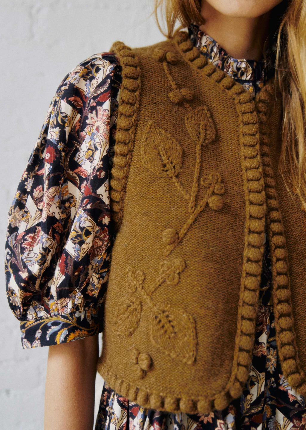 Gilet Nate - Sézane X Sea NY - Mordoré