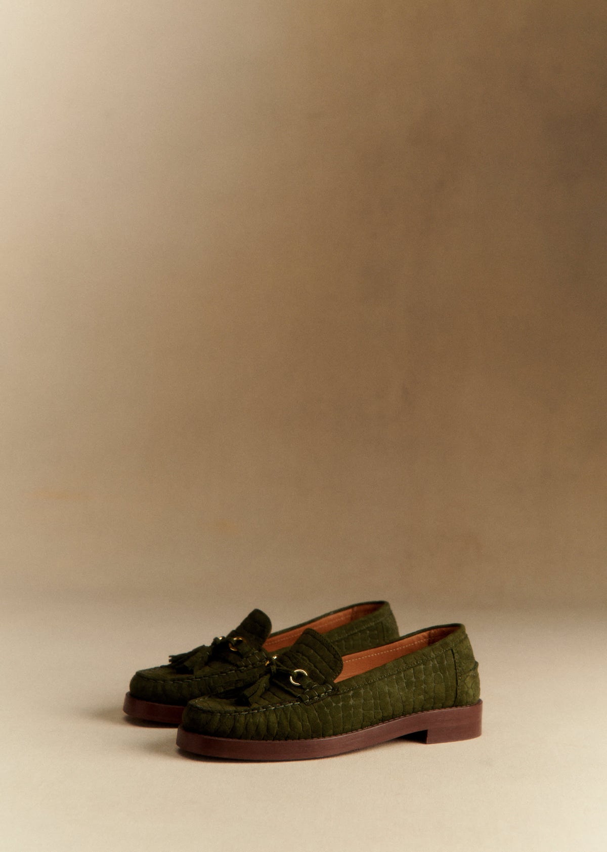 Mocassins Darcie - Vert Croco
